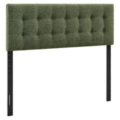 Emily Foliage Fabric Upholstered King Size Headboard - Ornate Home