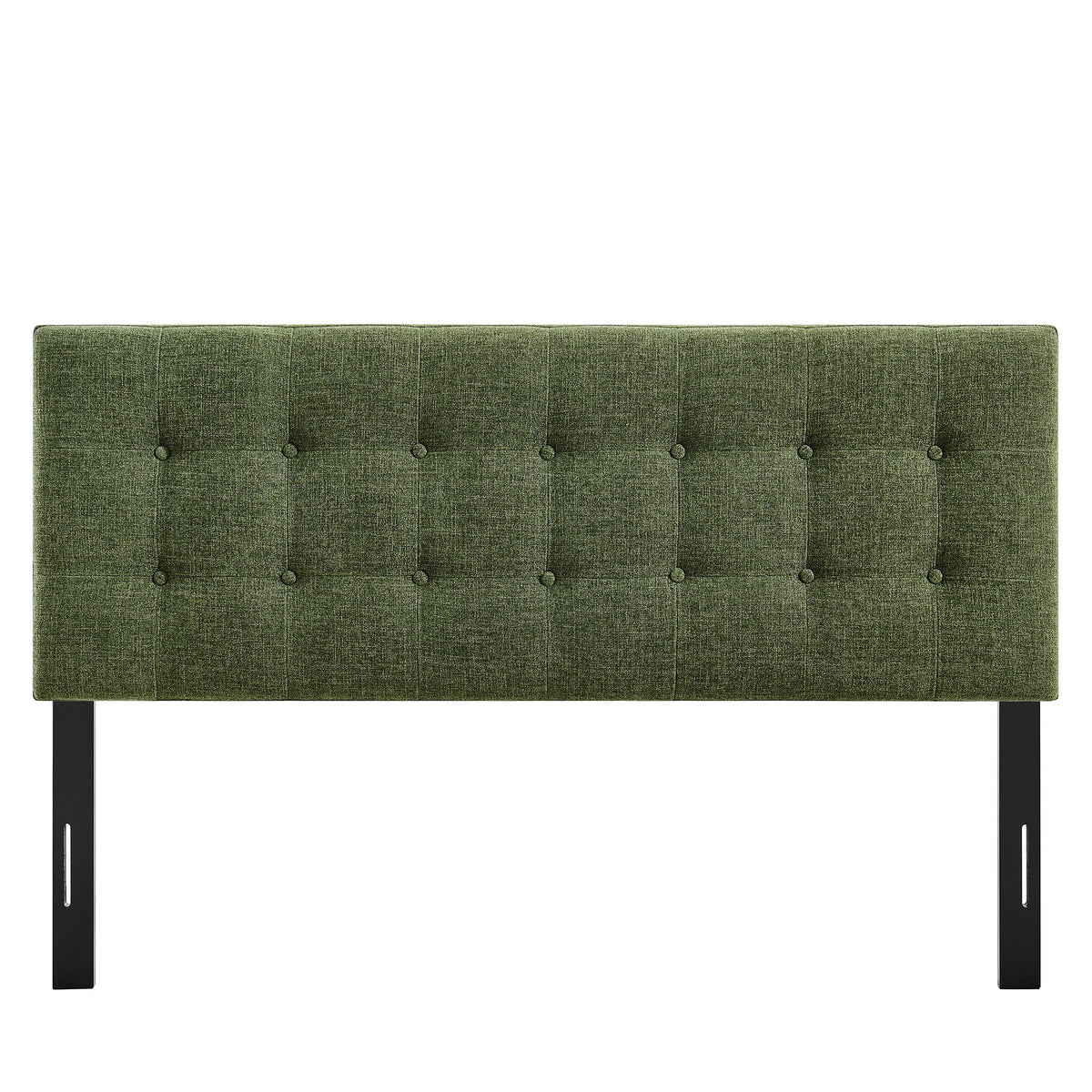 Emily Foliage Fabric Upholstered King Size Headboard - Ornate Home