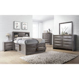 Emily Grey 5-Drawer Chest - Ornate Home