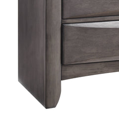 Emily Grey 5-Drawer Chest - Ornate Home