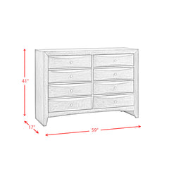 Emily Grey Dresser - Ornate Home