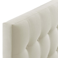 Emily Ivory Upholstered Fabric Twin Headboard - Ornate Home