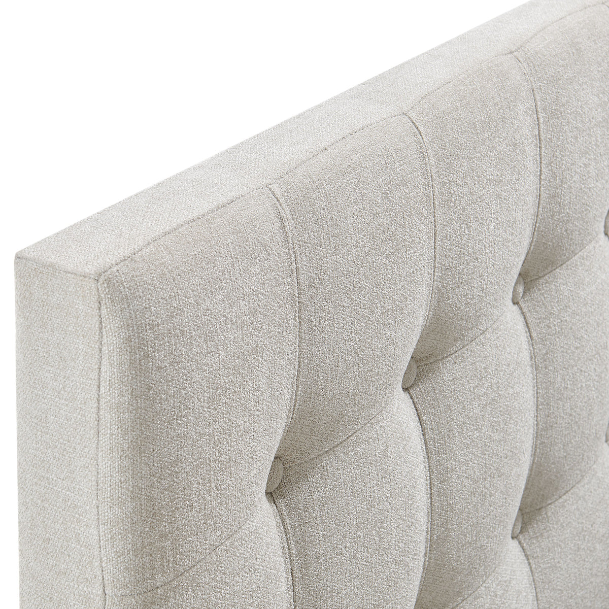 Emily Linen Fabric Upholstered Full Size Headboard - Ornate Home