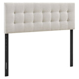 Emily Linen Fabric Upholstered King Size Headboard - Ornate Home