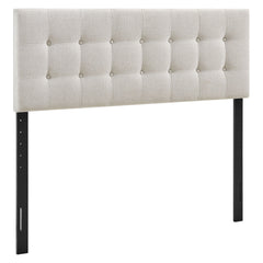 Emily Linen Fabric Upholstered King Size Headboard - Ornate Home