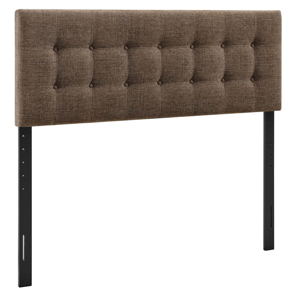Emily Mocha Fabric Upholstered King Size Headboard - Ornate Home