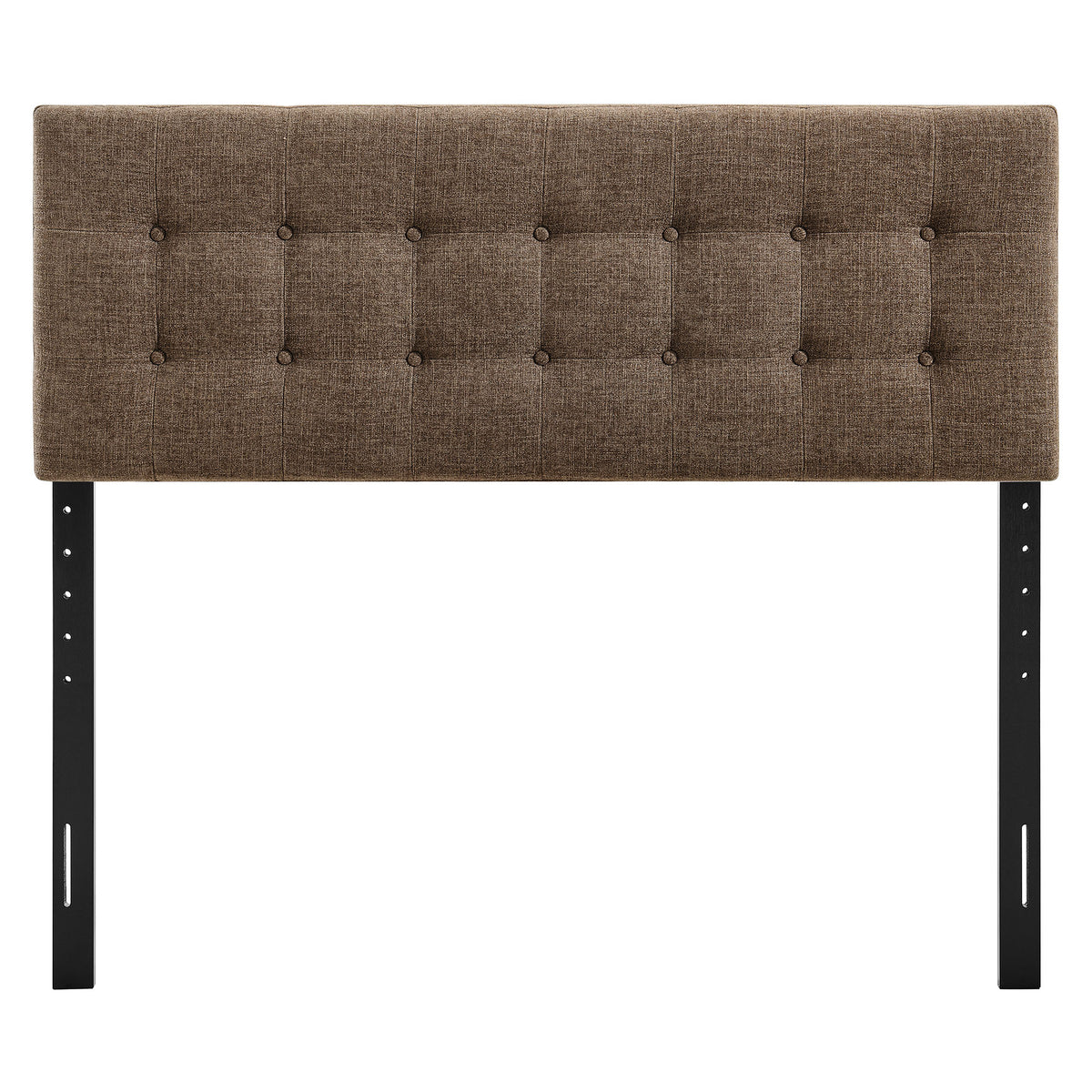 Emily Mocha Fabric Upholstered King Size Headboard - Ornate Home