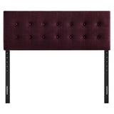 Emily Mulberry Stain-Resistant Performance Velvet Full Size Headboard - Ornate Home