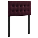 Emily Mulberry Stain-Resistant Performance Velvet Twin Size Headboard - Ornate Home