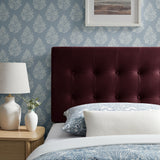 Emily Mulberry Stain-Resistant Performance Velvet Twin Size Headboard - Ornate Home