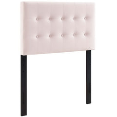 Emily Pink Biscuit Tufted Performance Velvet Twin Headboard - Ornate Home