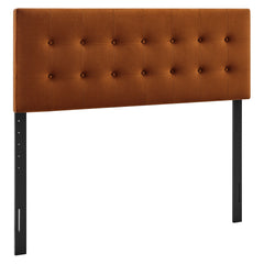 Emily Rust Stain-Resistant Performance Velvet Full Size Headboard - Ornate Home