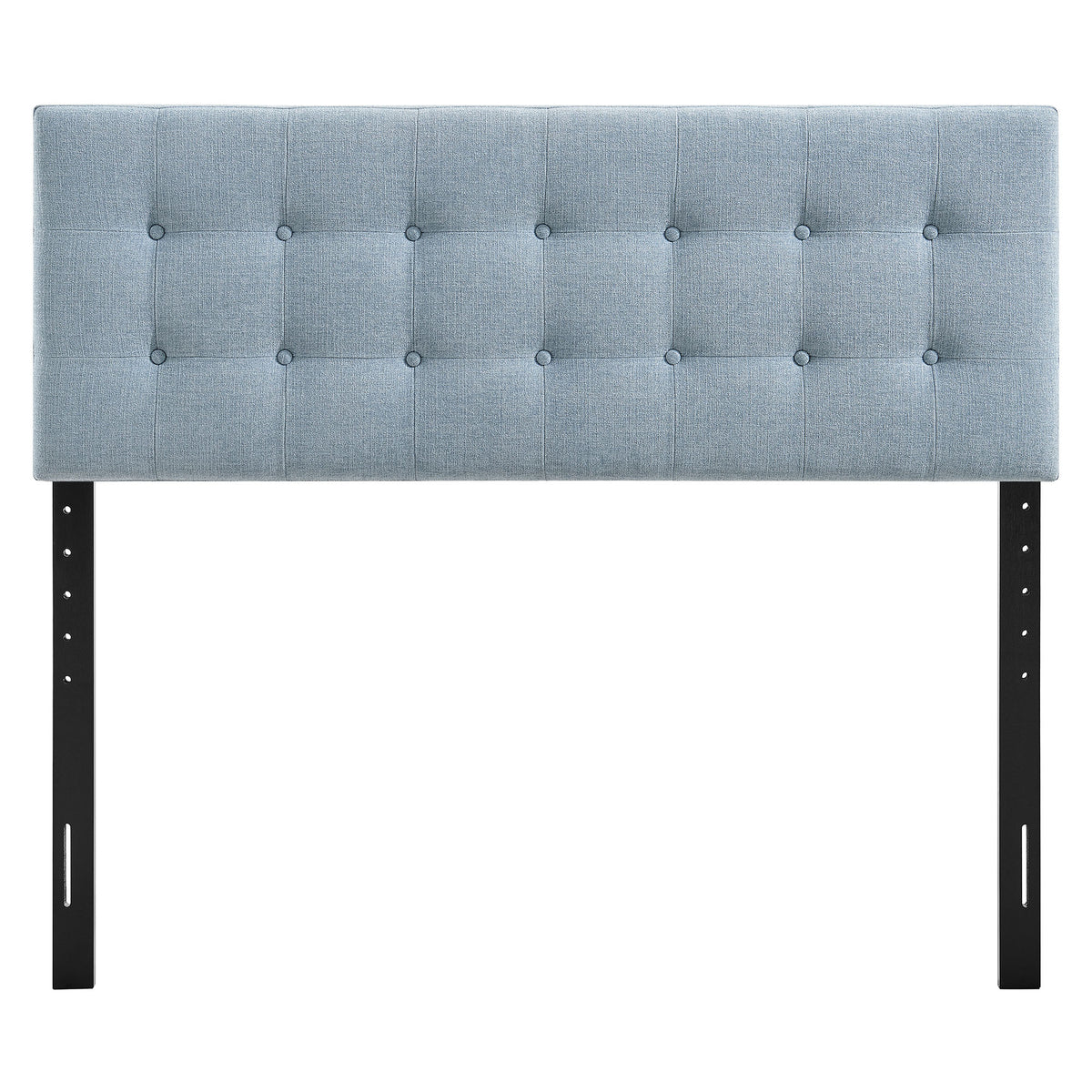 Emily Sky Blue Fabric Upholstered Full Size Headboard - Ornate Home
