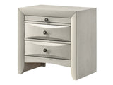 Emily White Nightstand - Ornate Home