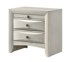 Emily White Storage Platform Bedroom Set - Ornate Home