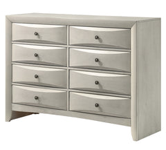 Emily White Storage Platform Bedroom Set - Ornate Home