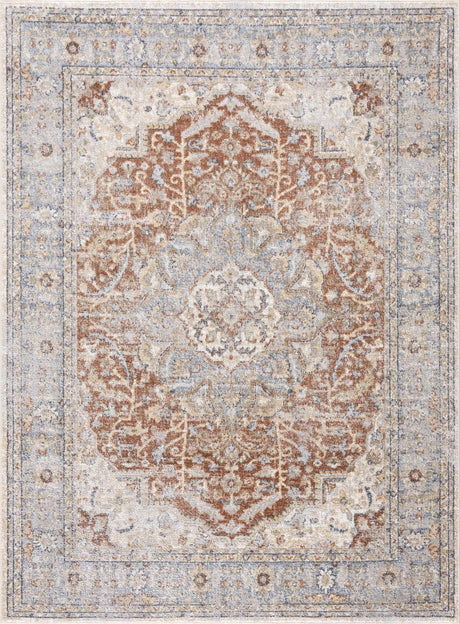 Emke Cream Washable Area Rug - Ornate Home