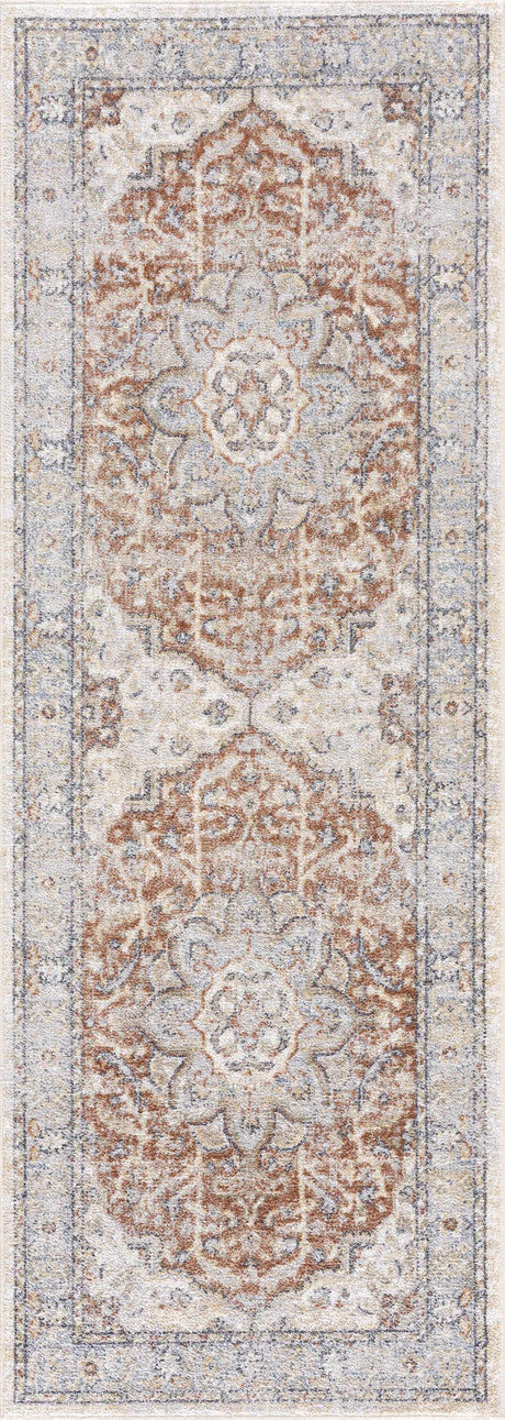 Emke Cream Washable Area Rug - Ornate Home