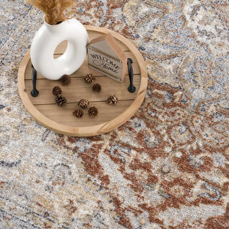 Emke Cream Washable Area Rug - Ornate Home