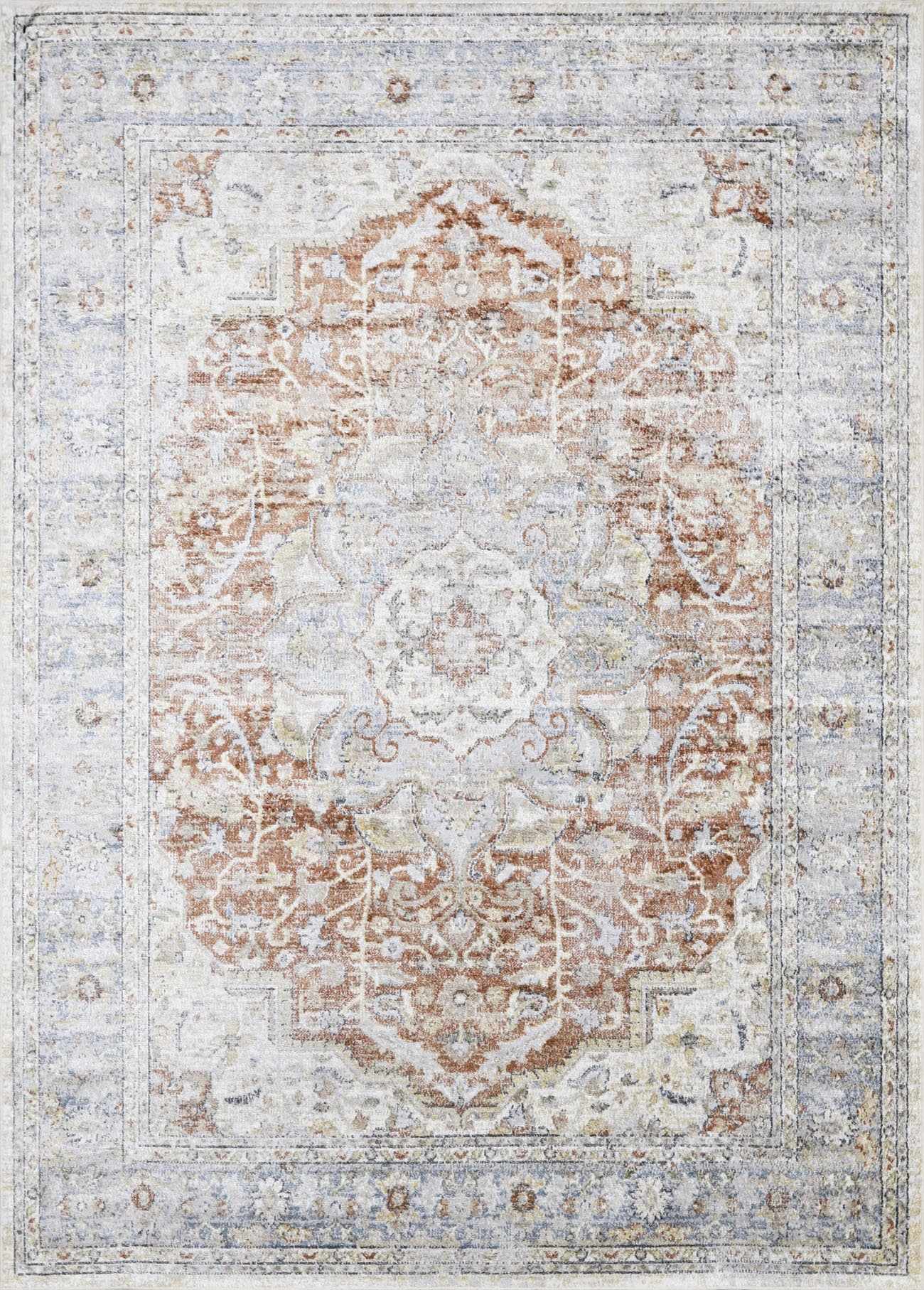 Emke Flat Pile Washable Rug - Clearance - Ornate Home