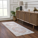Emke Flat Pile Washable Rug - Clearance - Ornate Home