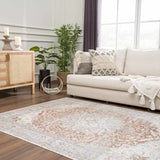 Emke Flat Pile Washable Rug - Clearance - Ornate Home