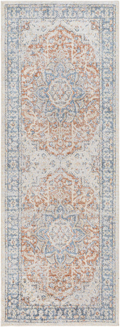 Emke Rust Washable Area Rug - Clearance - Ornate Home