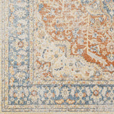 Emke Rust Washable Area Rug - Clearance - Ornate Home