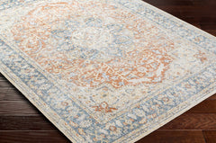 Emke Rust Washable Area Rug - Clearance - Ornate Home