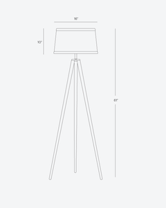 Emma Floor Lamp - Ornate Home