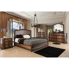 Emmaline Chestnut Brown Mirror - Ornate Home