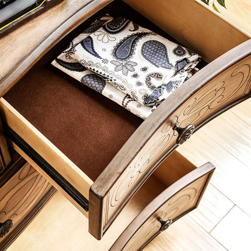 Emmaline Warm Chestnut Dresser - Ornate Home
