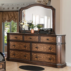 Emmaline Warm Chestnut Dresser - Ornate Home