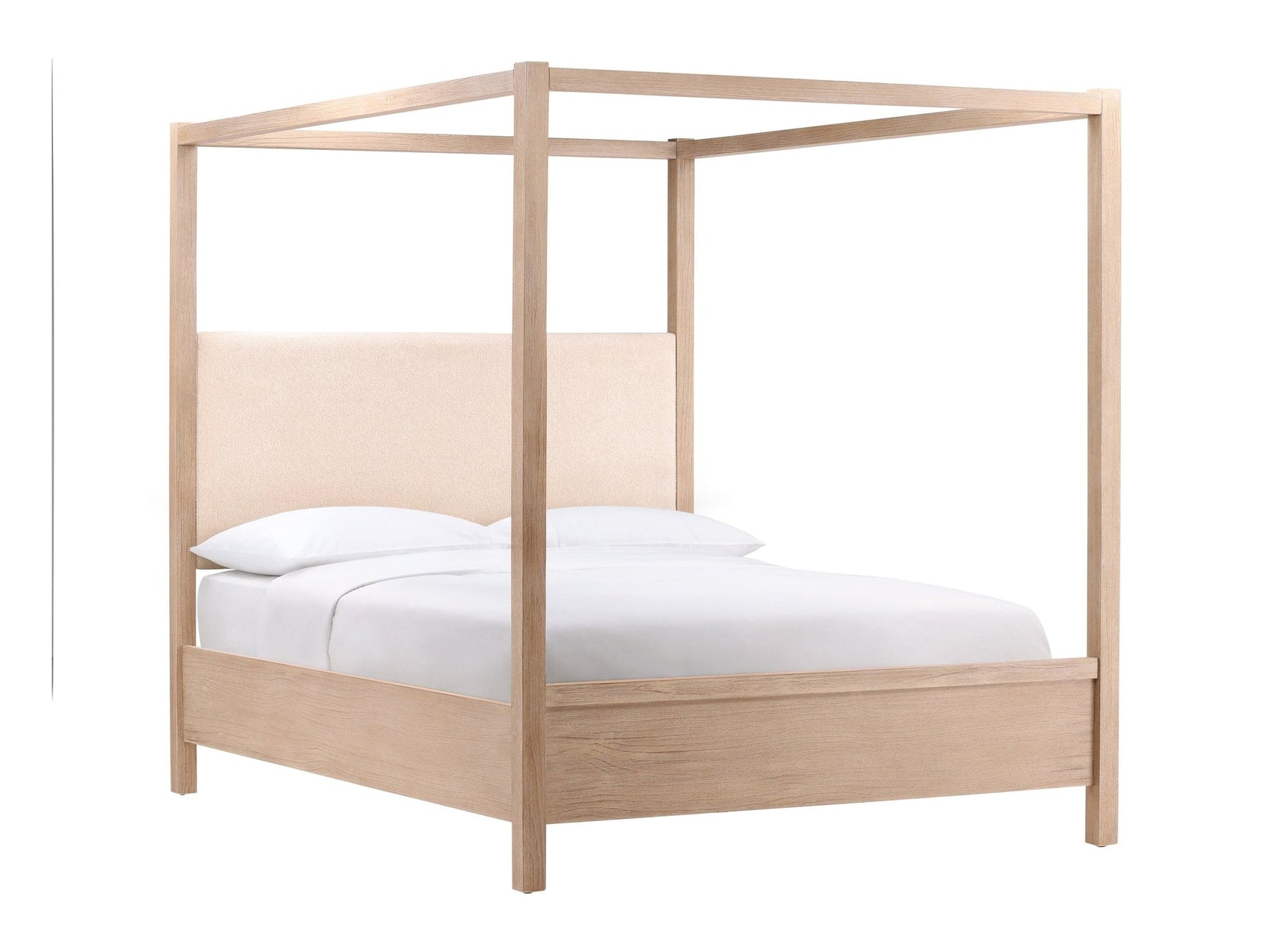 Emmalyn Cream/Light Warm Wash Bed - Ornate Home