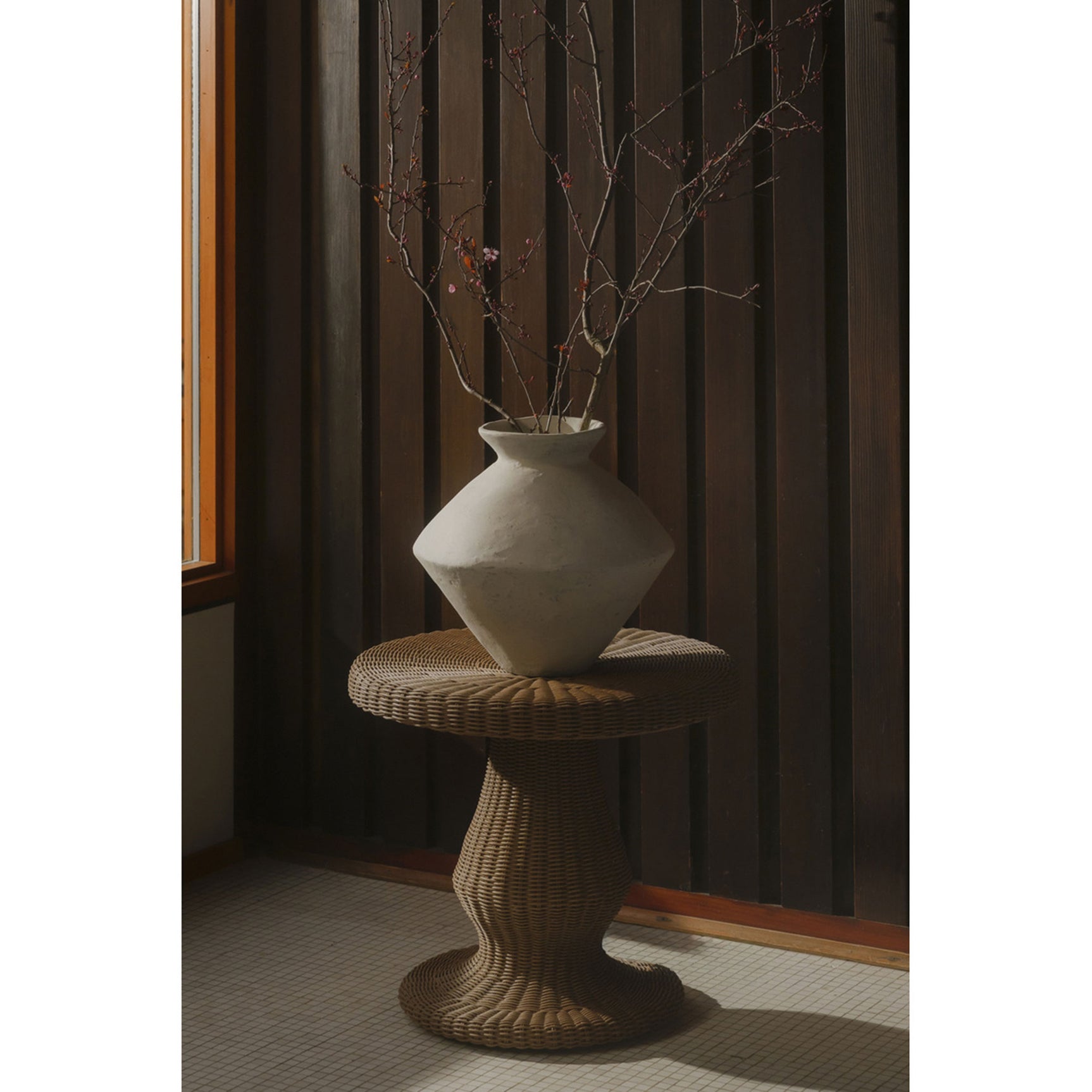 Emmeline Natural Outdoor Side Table - Ornate Home