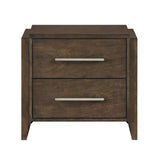 Emmett Dark Walnut 5-Piece Queen Bedroom Set - Ornate Home