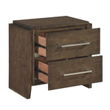 Emmett Dark Walnut 5-Piece Queen Bedroom Set - Ornate Home