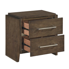 Emmett Dark Walnut 4-Piece Queen Bedroom Set - Ornate Home