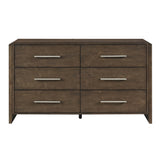 Emmett Dark Walnut 5-Piece Queen Bedroom Set - Ornate Home