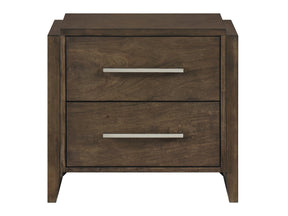 Emmett Dark Walnut Nightstand - Ornate Home
