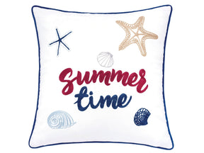 Emmie White/Multi Pillow (Set of 2) - Ornate Home