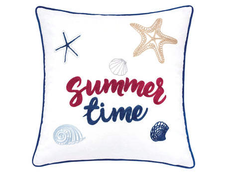 Emmie White/Multi Pillow (Set of 2) - Ornate Home