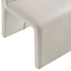 Emory Alabaster Performance Velvet Dining Side Chair (Set of 2) - Ornate Home