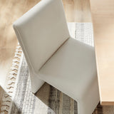 Emory Alabaster Performance Velvet Dining Side Chair (Set of 2) - Ornate Home