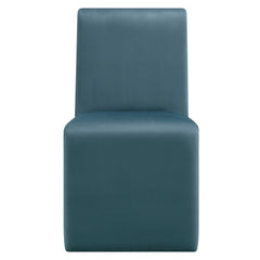 Emory Cadet Blue Performance Velvet Dining Side Chair (Set of 2) - Ornate Home