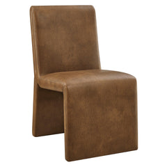 Emory Canyon Vegan Leather Dining Side Chair (Set of 2) - Ornate Home