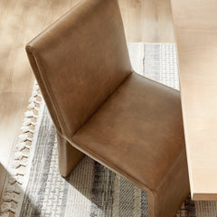 Emory Canyon Vegan Leather Dining Side Chair (Set of 2) - Ornate Home