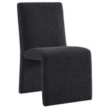 Emory Ebony Upholstered Fabric Dining Side Chair (Set of 2) - Ornate Home