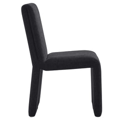 Emory Ebony Upholstered Fabric Dining Side Chair (Set of 2) - Ornate Home