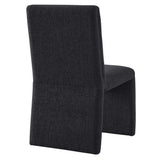 Emory Ebony Upholstered Fabric Dining Side Chair (Set of 2) - Ornate Home